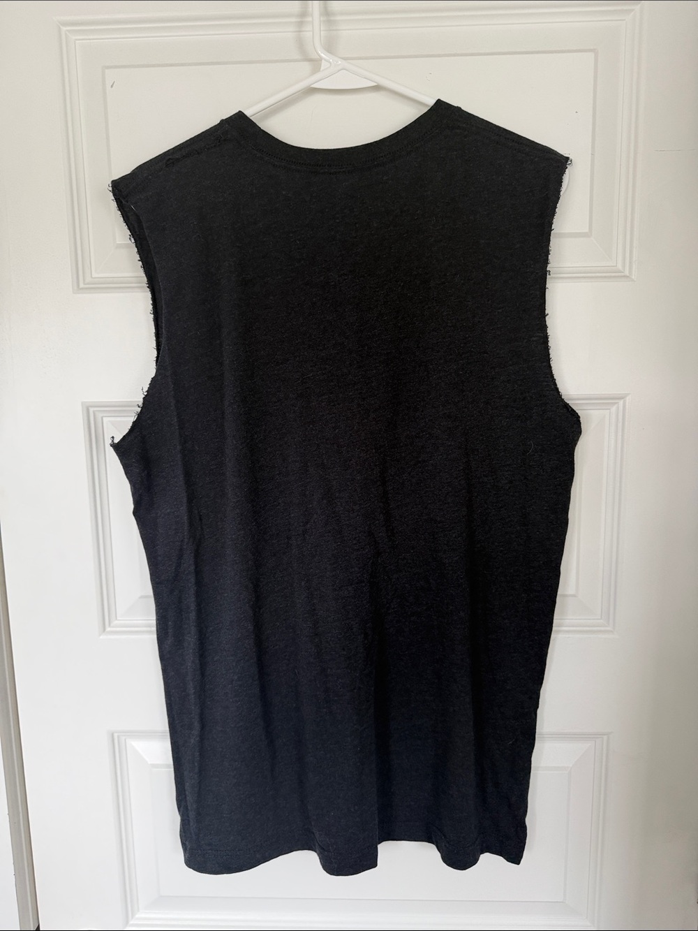 Ella’s Fella's Graphic Muscle Tee - Black with Blue & Gold Print - Picture 2 of 2